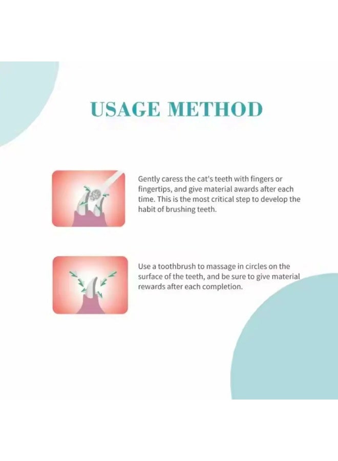 بايولاين مجموعة فرشاة أسنان للقطط والجرو، 4 قطع - Image 2